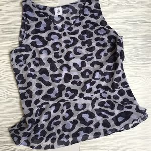 Cabi SPR 2019 peplum tank top w/ split back